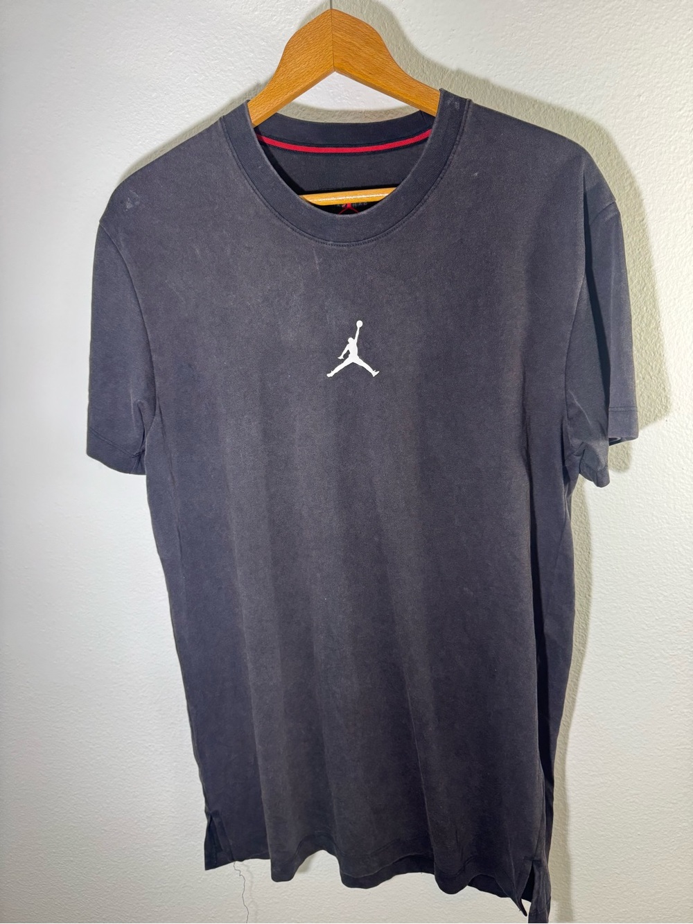 Jordan Black T-Shirt with White Jumpman Logo